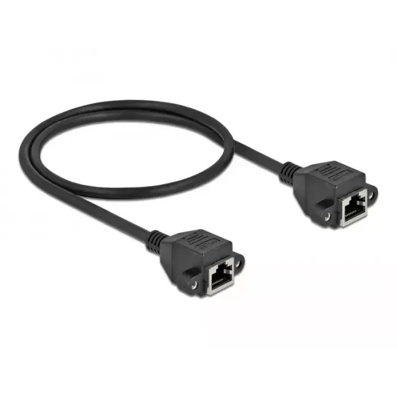 Network Extension Cable DeLOCK Cat.6A 50 cm black