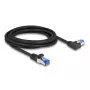 Network Cable DeLOCK RJ45 Cat.6A S/FTP 3m Black