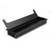 Cable grommet DELOCK 66857 for desk, black, 80×280×28 mm, 1 pc