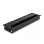 Cable grommet DELOCK 66857 for desk, black, 80×280×28 mm, 1 pc