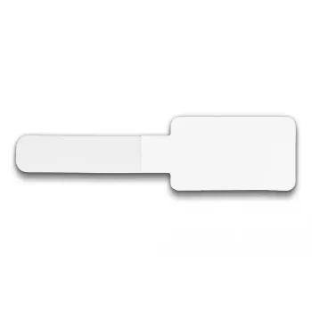 DeLOCK Mini Hook-and-Loop Cable Holder L 90mm x W 24mm self-adhesive 10 pieces white