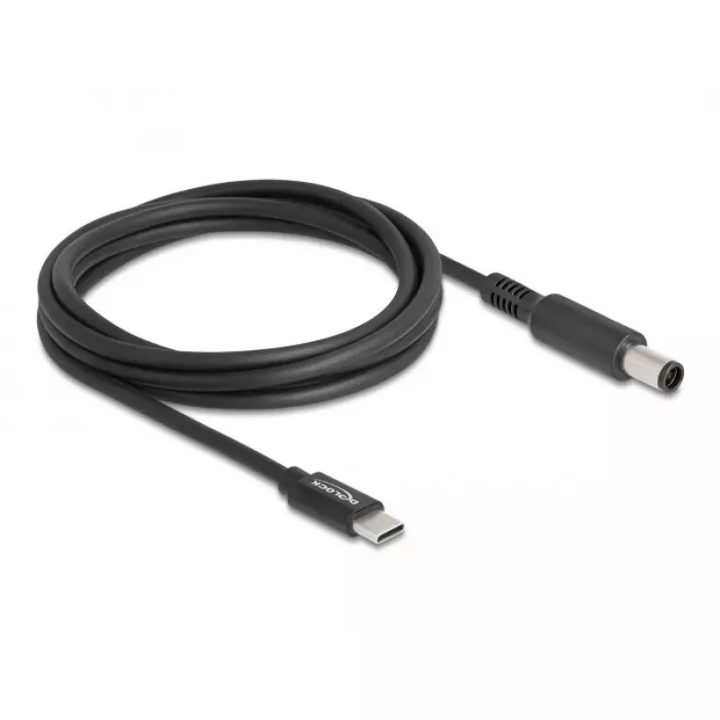DeLOCK Laptop Charging Cable USB Type-C male to Dell 7.4 x 5.0 mm male 1.5 m 20 V
