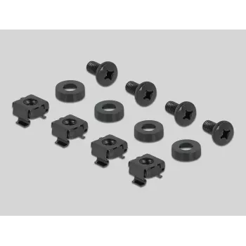 Cable management panel DeLOCK 10 inch 66843 black