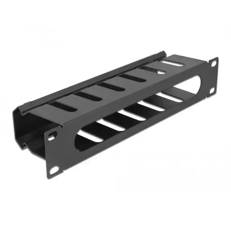 Cable management panel DeLOCK 10 inch 66843 black