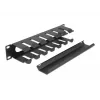 Cable management panel DeLOCK 10 inch 66843 black