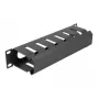 Cable management panel DeLOCK 10 inch 66843 black