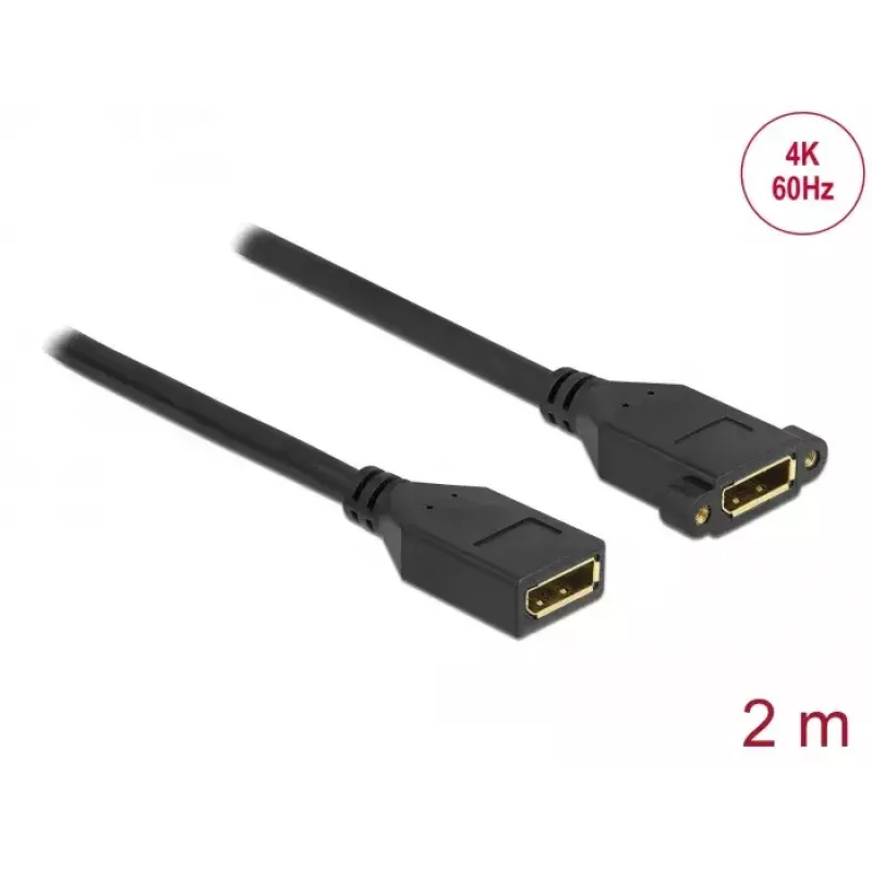 DisplayPort cable female to female panel-mount DeLOCK 87101