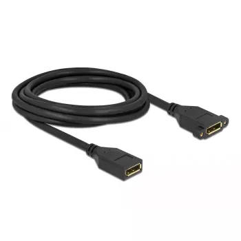 DisplayPort cable female to female panel-mount DeLOCK 87103 3 m
