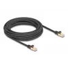 DeLOCK RJ45 Network Cable Cat.6A S/FTP 7.5m Black