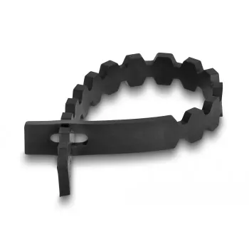 Releasable Cable Tie DeLOCK 19002 Flexible Reusable 20 pcs Black White
