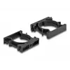 Cable holder DeLOCK 60488 34.5 mm black 4 pieces