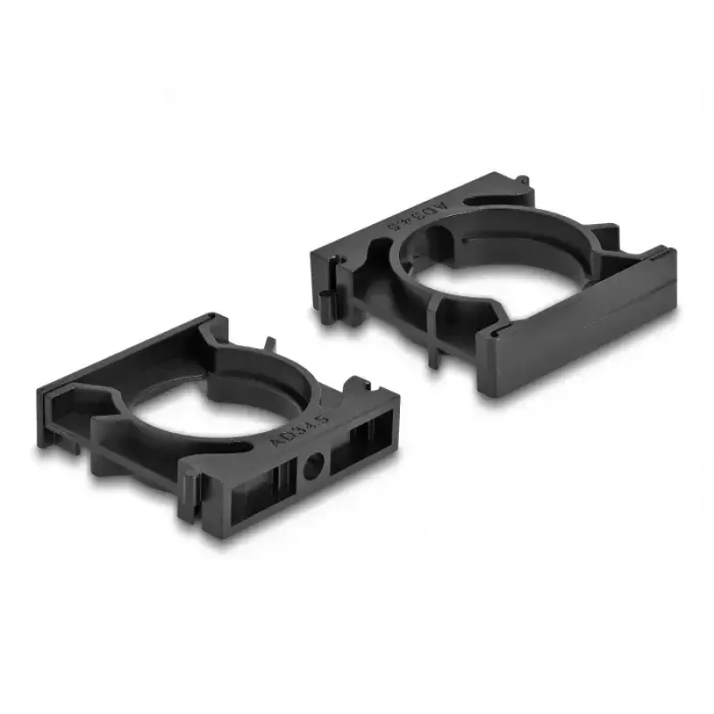 Cable holder DeLOCK 60488 34.5 mm black 4 pieces