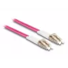 DeLOCK Fiber Optical Cable LC Duplex to LC Duplex OM4 2m
