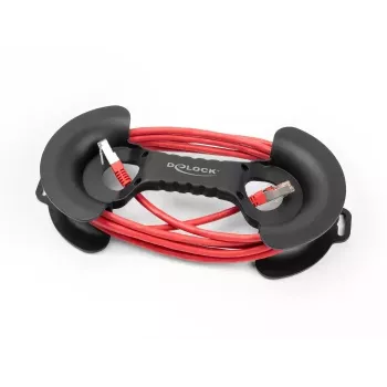 Cable Winder DeLOCK 250 x 115 mm Black Plastic