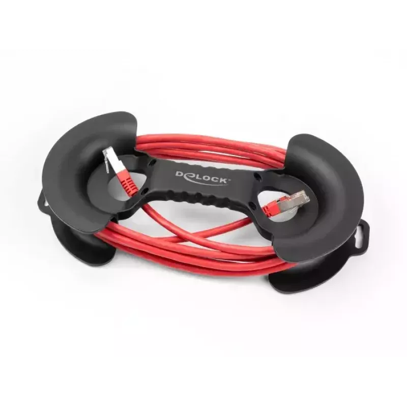 Cable Winder DeLOCK 250 x 115 mm Black Plastic
