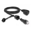 DeLOCK Network Cable RJ45 plug to RJ45 plug Cat.6 STP 2m IP68