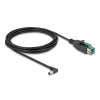 DeLOCK PoweredUSB cable male 12 V to DC 5.5 x 2.1 mm male angled 3 m