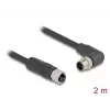 DeLOCK sensor/actuator cable 80529 2 m RST M12 Black