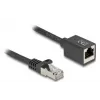 Networking cable DeLOCK 90320 RJ-45 Cat6a 1 m Black