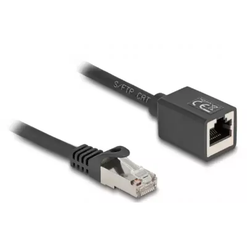 Networking cable DeLOCK 90320 RJ-45 Cat6a 1 m Black