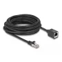 Networking cable DeLOCK 90320 RJ-45 Cat6a 1 m Black
