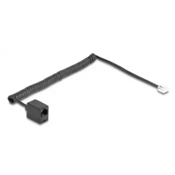 DeLOCK telephone cable 2 m Black RJ-11 RJ-45 88721