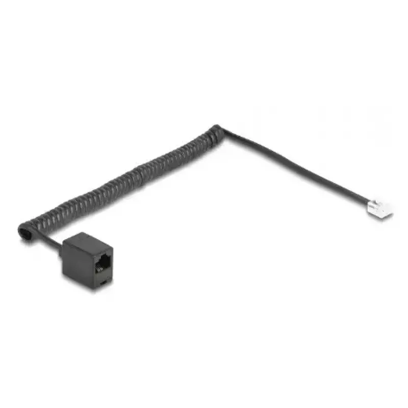 DeLOCK telephone cable 2 m Black RJ-11 RJ-45 88721