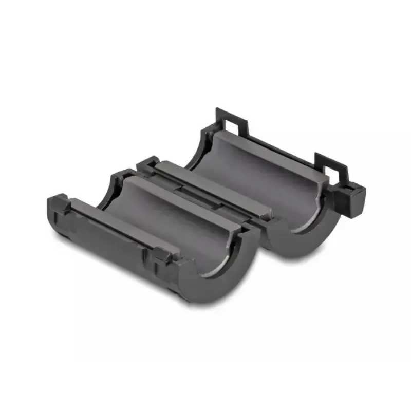 Ferrite core clamp DELOCK 80947, black, 36×19.5×18 mm, pack of 2