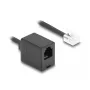 Telephone cable DeLOCK 90232 3 m Black RJ-11