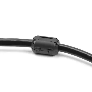 Ferrite core clamp DELOCK 80948, black, nickel/plastic/zinc, 36×23.5×22.2 mm, pack of 2