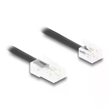 DeLOCK telephone cable 5 m Black 88481 RJ-11 RJ-45