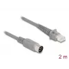 Networking cable DeLOCK 90167 RJ-50 8-pin terminal block 2 m Grey