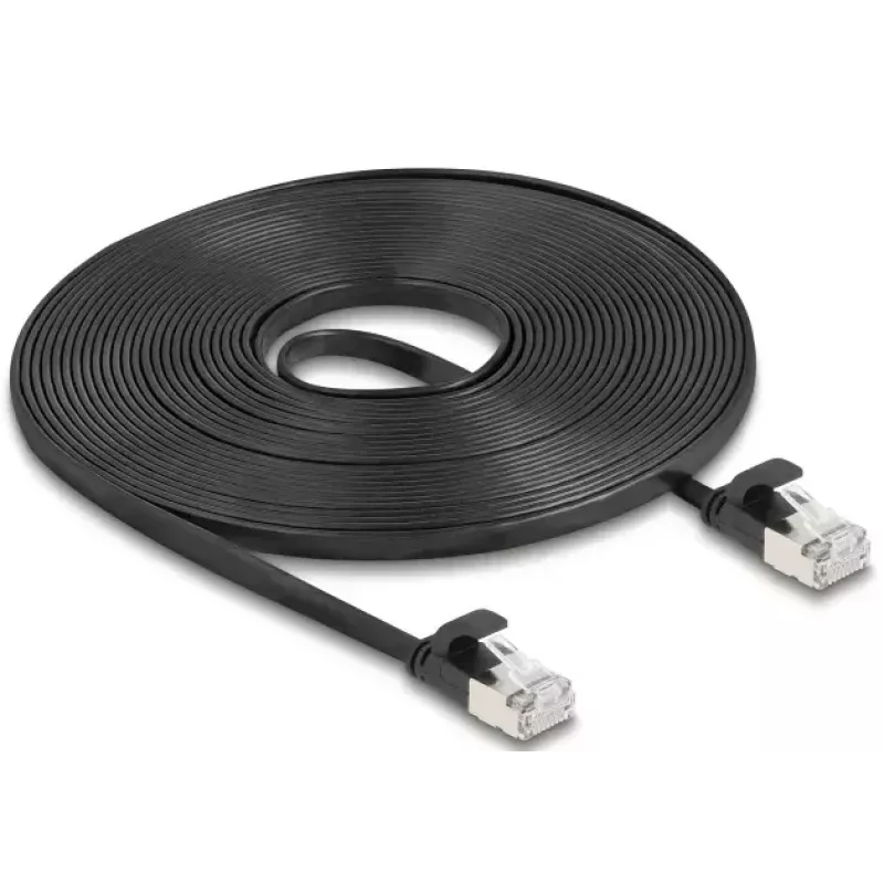 Networking cable DeLOCK 81168 RJ-45 Cat6a 7.5 m Black