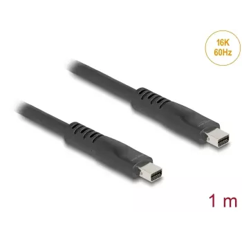 DeLOCK 81176 DisplayPort cable 1 m Mini DisplayPort Black