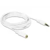 Audio Cable 3.5mm M-F DeLOCK 83769 3m White
