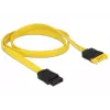 SATA Cable DeLOCK 0.7m 2xSATAIII SATA 7-pin Black Yellow