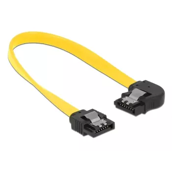 SATA Cable DeLOCK 83958 0.2m SATA 7-pin Black Yellow