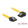 SATA Cable DeLOCK 83958 0.2m SATA 7-pin Black Yellow