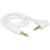 Audio Cable DeLOCK 84736 0.5m 3.5mm White