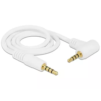 Audio Cable DeLOCK 84736 0.5m 3.5mm White