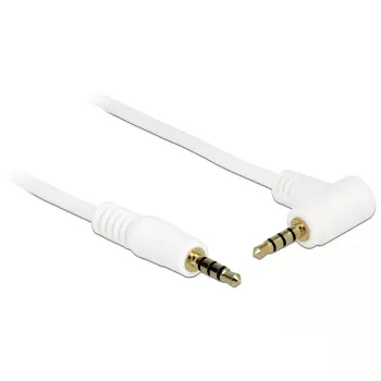 Audio Cable DeLOCK 84736 0.5m 3.5mm White