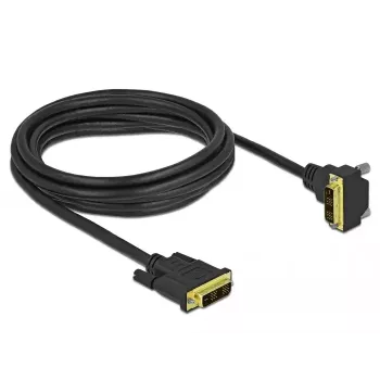 DVI cable DeLOCK 85903 3 m DVI-D Black