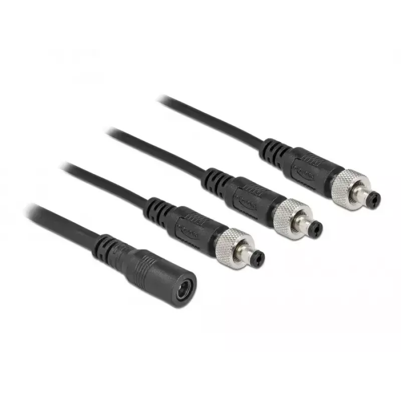 DC Splitter Cable DeLOCK 86572 5.5 x 2.1 mm 1 x female to 3 x male