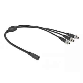 DC Splitter Cable DeLOCK 86572 5.5 x 2.1 mm 1 x female to 3 x male