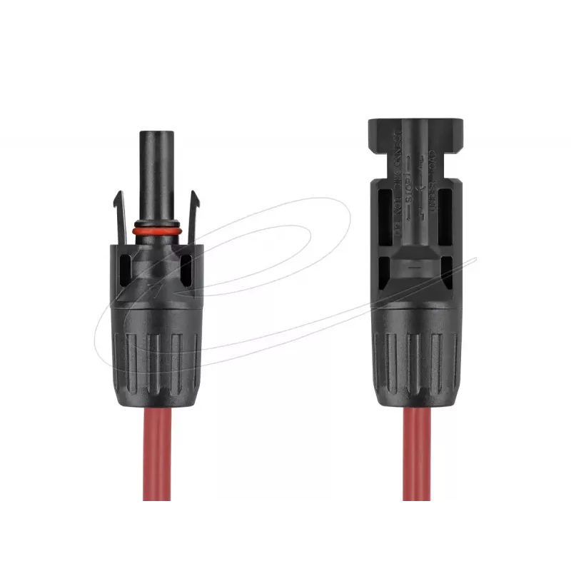 Cable DELOCK 90974 DL4 solar cable 6 mm² 3 m red/black DC 1000 V male to female