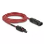 Cable DELOCK 90974 DL4 solar cable 6 mm² 3 m red/black DC 1000 V male to female