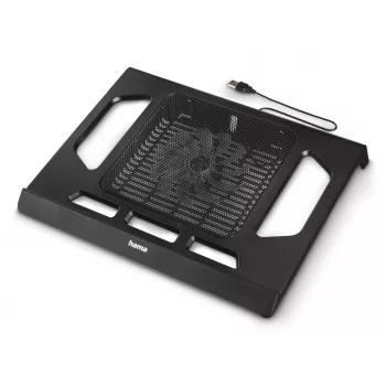 Hama Black laptop cooling pad 39.6 cm (15.6 inch)