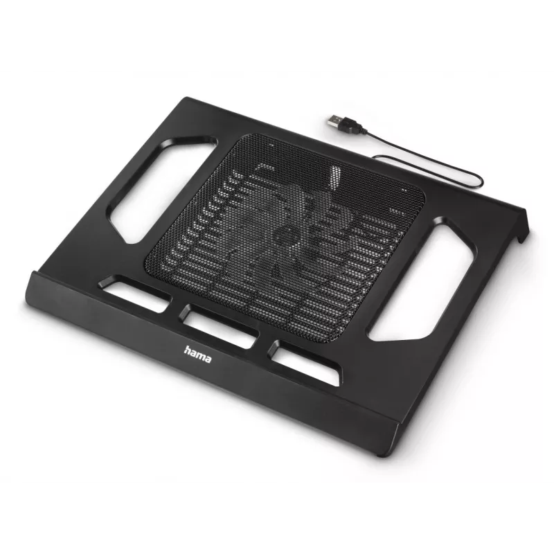 Hama Black laptop cooling pad 39.6 cm (15.6 inch)