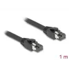 DeLOCK RJ45 Network Cable Cat.8.1 S/FTP 1 m up to 40 Gbps black