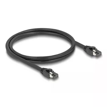 DeLOCK RJ45 Network Cable Cat.8.1 S/FTP 1 m up to 40 Gbps black